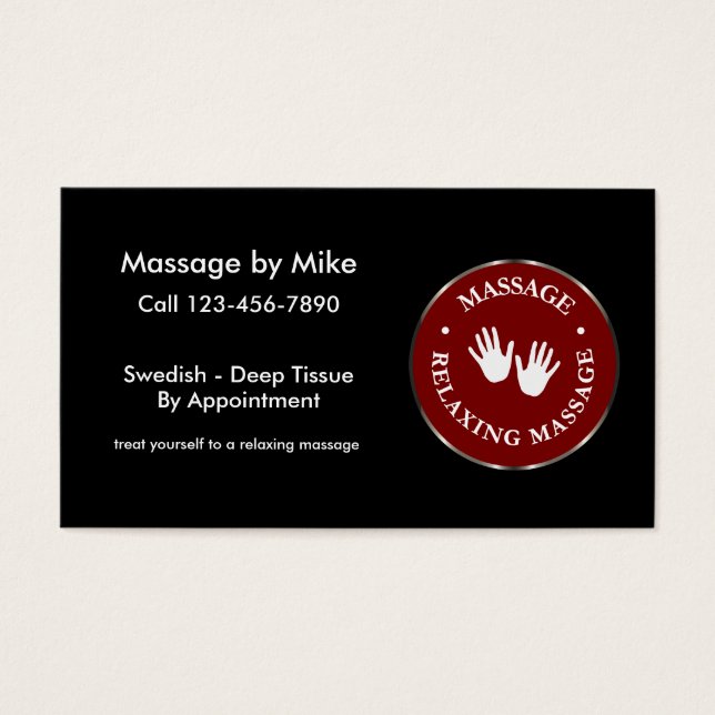 Simple Modern Massage (Front)