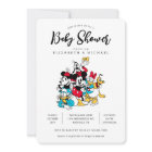 Simple Modern Mickey and Friends Baby Shower