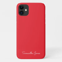 Simple Modern Minimal Bright red
