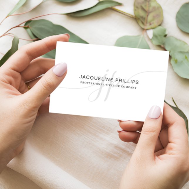 Simple Modern Minimal Professional  Business Card (Simple Modern Minimal Professional Business Card)
