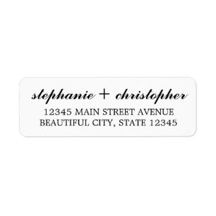 Simple Modern Minimalist Black Script Typography