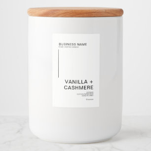 Simple Modern Minimalist Candle Label