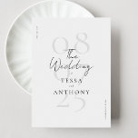 Simple Modern Minimalist Wedding Save The Date<br><div class="desc">Elegant save the date wedding invitations that are simple and stylish with modern handwritten script and minimalist design.</div>