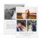 Simple Modern Multi Photo Wedding Thank You Card