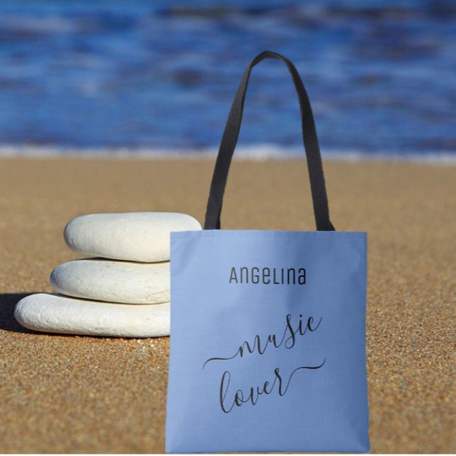Simple Modern Music Lover Tote Bag (Creator Uploaded)