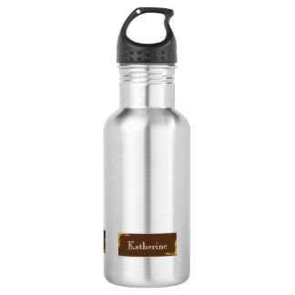 Simple Modern Name Brown 532 Ml Water Bottle