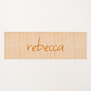 Simple Modern Name Yoga Mat