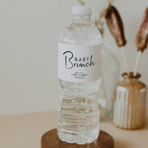 Simple Modern Neutral Baby Brunch Water Bottle Label