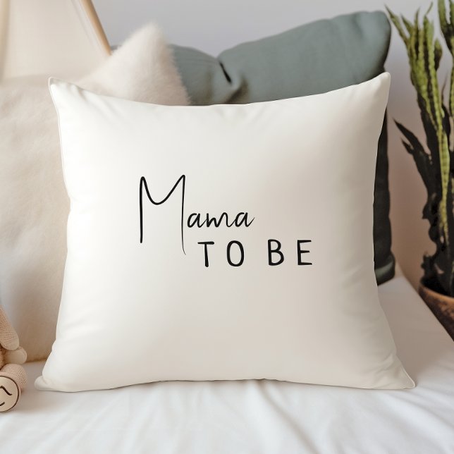Simple Modern Neutral Mama To Be Cushion (Creator Uploaded)