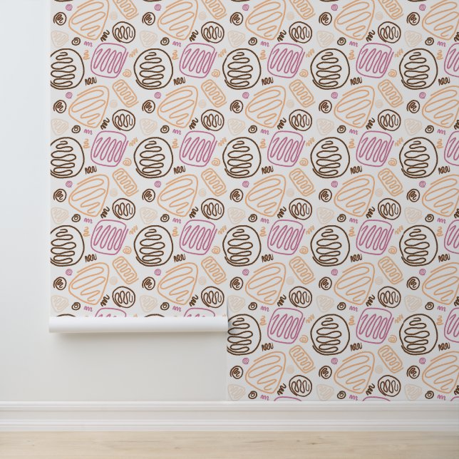 Simple Modern One Line Abstract Pattern Wallpaper (Application)