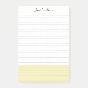 Simple Modern Pastel Colorblock Post-it Notes