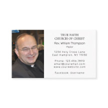 Simple Modern Pastor Photo Religious Church