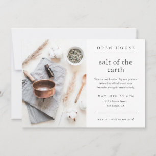 Simple Modern Photo Business Open House