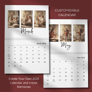 Simple Modern Photo Calendar