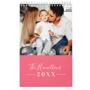 Simple Modern Photo Family 2022 Calendar