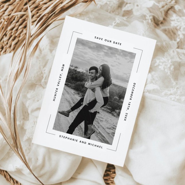 Simple Modern photo save the date invitation (Creator Uploaded)