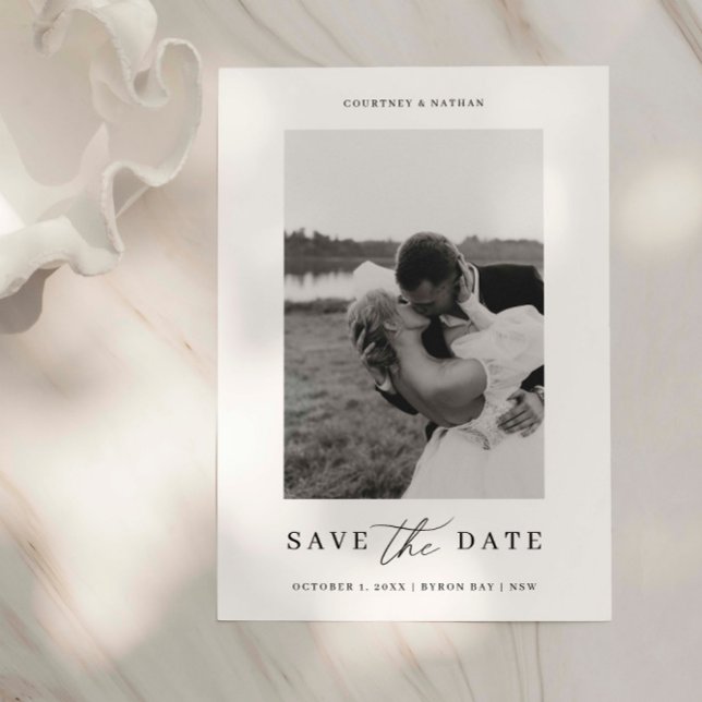 Simple Modern photo save the date invitation (Creator Uploaded)