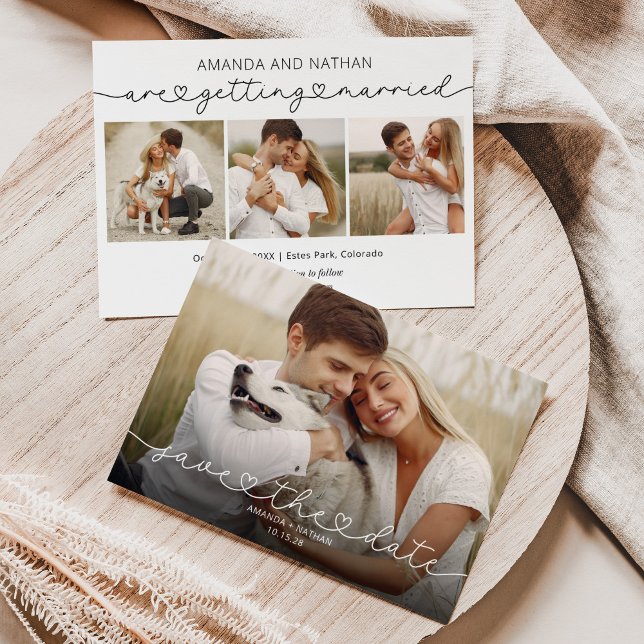 Simple Modern Photo Wedding Save The Date (Creator Uploaded)