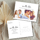 Simple Modern Photo Wedding Save the Date