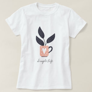 Simple modern plant pastel T-Shirt