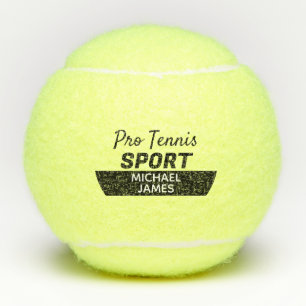 Simple & Modern, Pro Tennis Sport, Personalized Balls