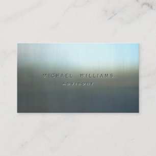 SIMPLE MODERN PROFESSIONAL METAL BUSINESS CARD