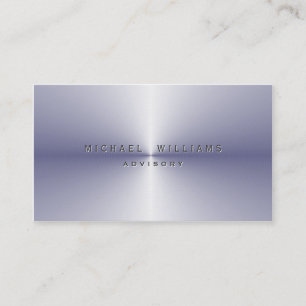 SIMPLE MODERN PROFESSIONAL METAL BUSINESS CARD