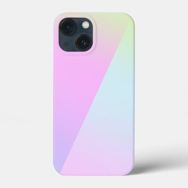 Simple Modern Rainbow colourful gradient Watercolo Case-Mate iPhone Case (Back)
