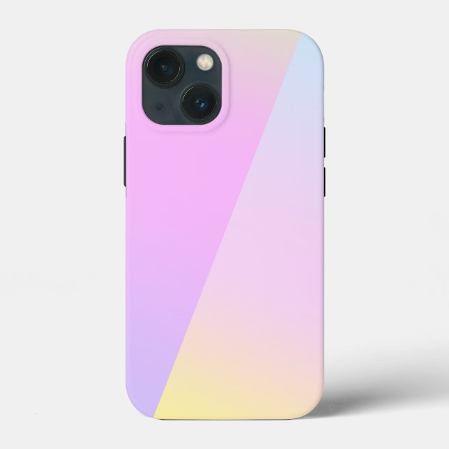 Simple Modern Rainbow colourful gradient Watercolo Case-Mate iPhone Case (Back)