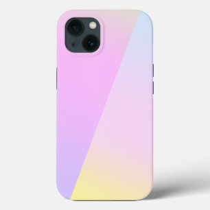 Simple Modern Rainbow colourful gradient Watercolo iPhone 13 Case