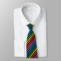 Simple Modern Rainbow Colours Stripes Pattern