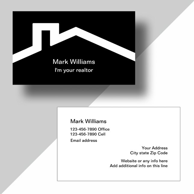 Simple Modern Realtor Design Business Card (Creator Uploaded)