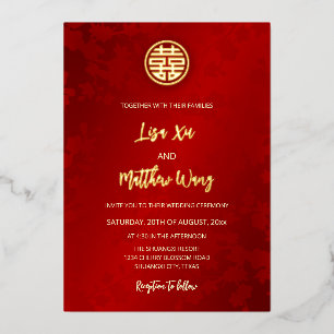  Simple Modern Red Chinese Wedding