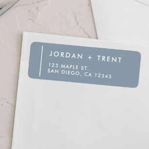 Simple Modern Return Address Label