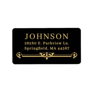 Simple Modern Return Address Labels