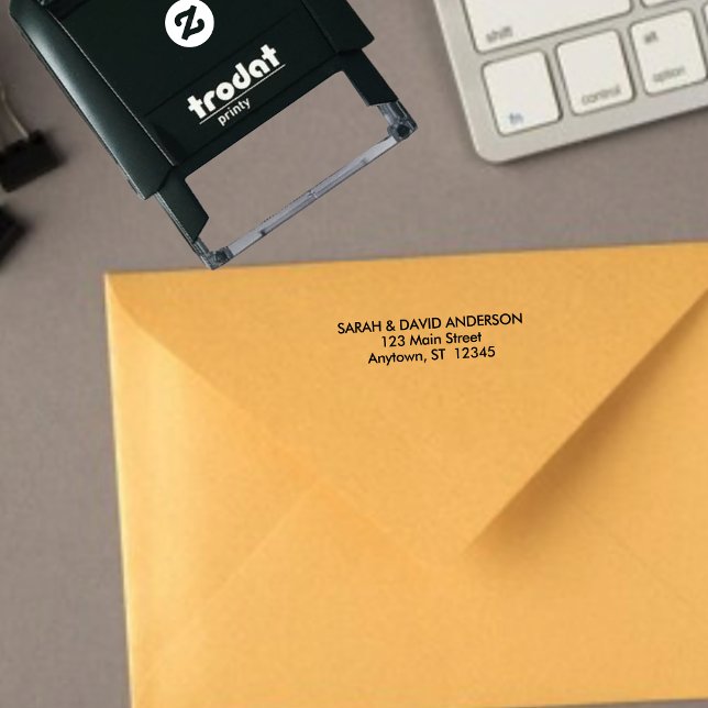 Simple Modern Return Address Self-inking Stamp (Creator Uploaded)