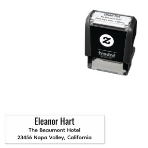 Simple Modern Return Address Self‑Inking Stamp