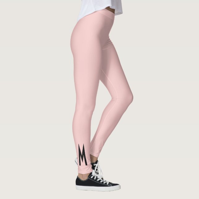 Simple Modern Rose Quartz Leggings (Right)