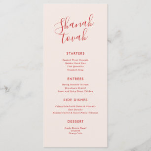 Simple Modern Rosh Hashanah Dinner Menu