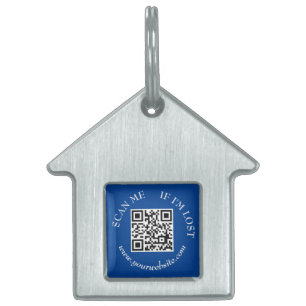 Simple Modern Scan me if Lost Dog Cat Scannable  Pet ID Tag
