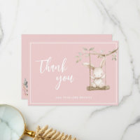 Simple Modern Script Dusty Pink Baby Girl