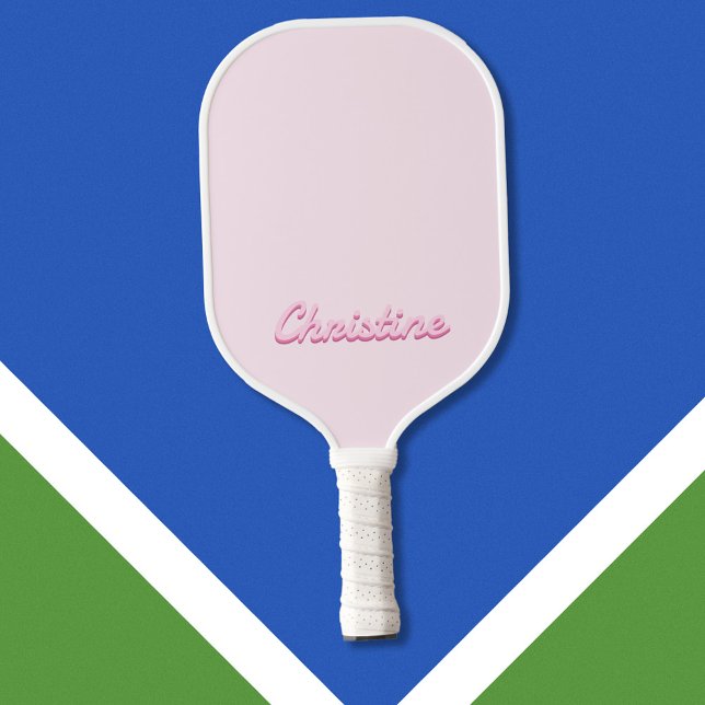 Simple Modern Script Name Monogram Pickleball Paddle (Creator Uploaded)