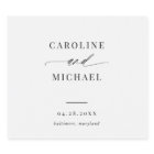 Simple Modern Script Names Wedding