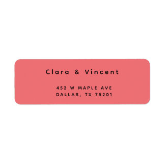 Simple Modern Sea Foam Return Address