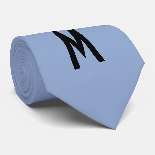 Simple Modern Serenity Tie (Rolled)
