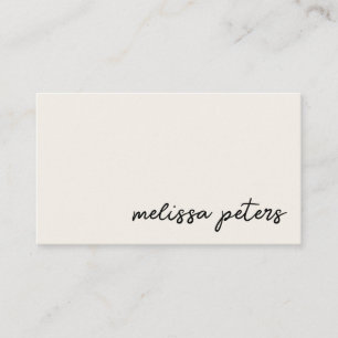 Simple Modern Signature Script  Business Card