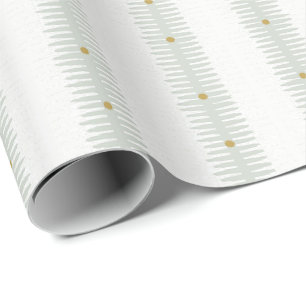 Simple modern soothing geometric wrapping paper