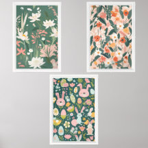 Simple Modern Spring Easter Wall Decor Set