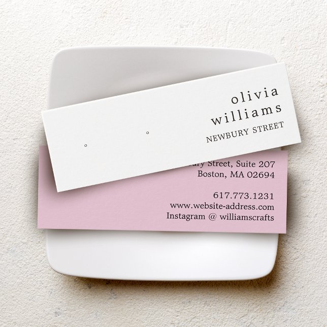 Simple Modern Stud Earring Display Card (Creator Uploaded)