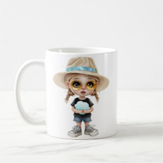 Simple Modern : Stylish Girl Coffee Mug
